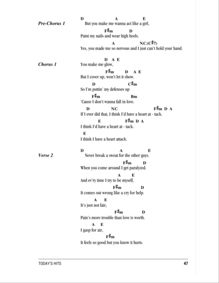 Heart Attack Heart Attack Acoustic Guitar scores gallery preview page 2