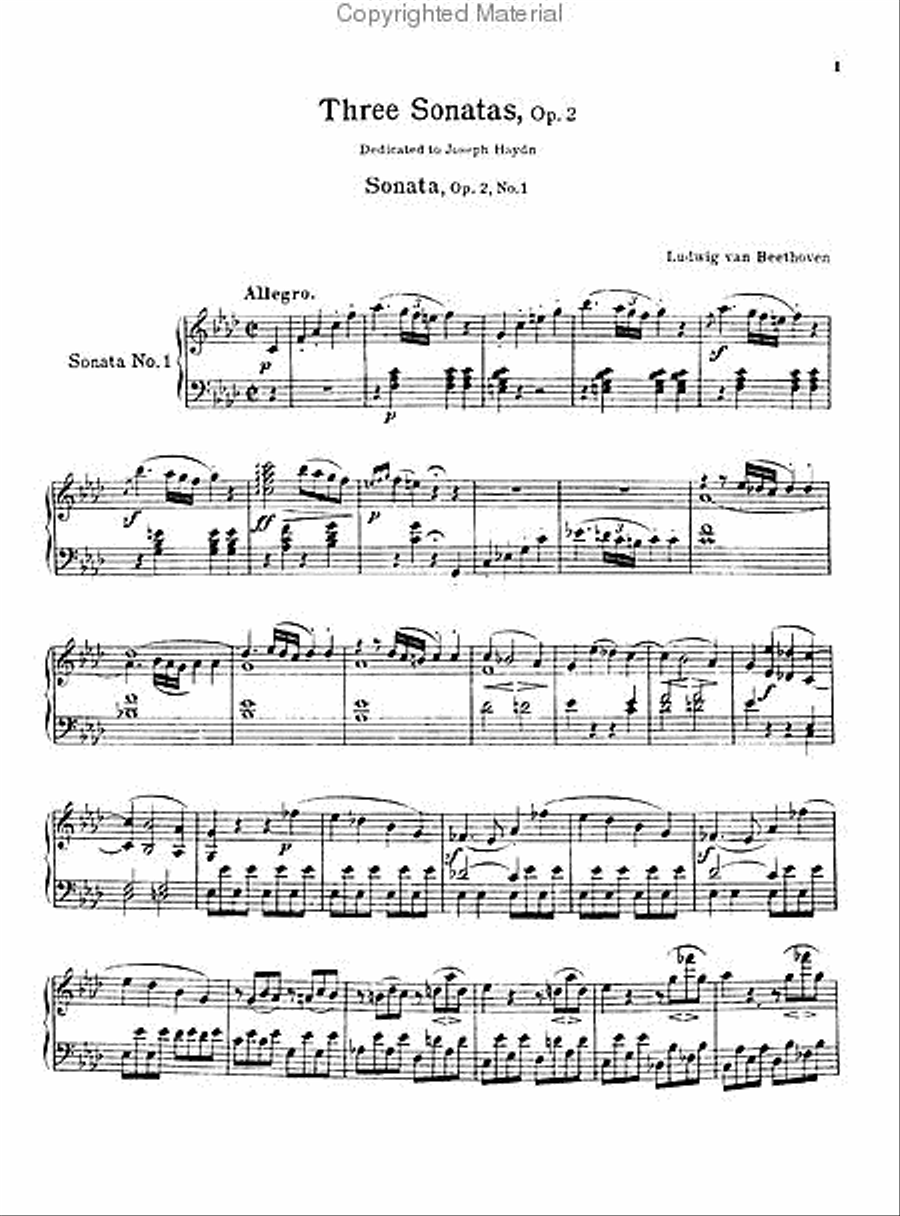 Sonatas – Volume 1 Piano Solo scores gallery preview page 3