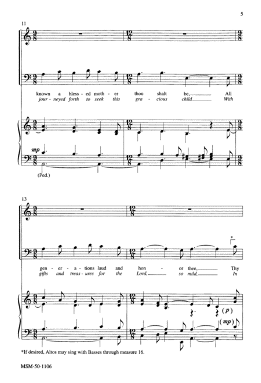 Gabriel's Message The Journey of the Magi 3-Part scores gallery preview page 5