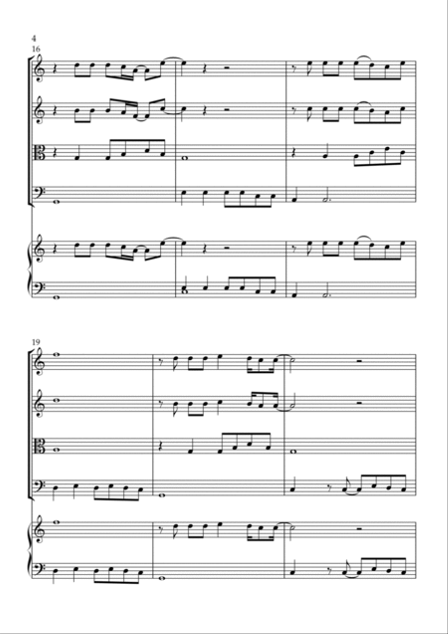 Flowers String Quartet scores gallery preview page 4