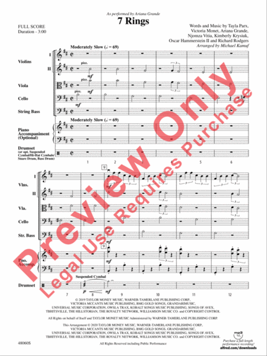 7 Rings String Orchestra scores gallery preview page 3