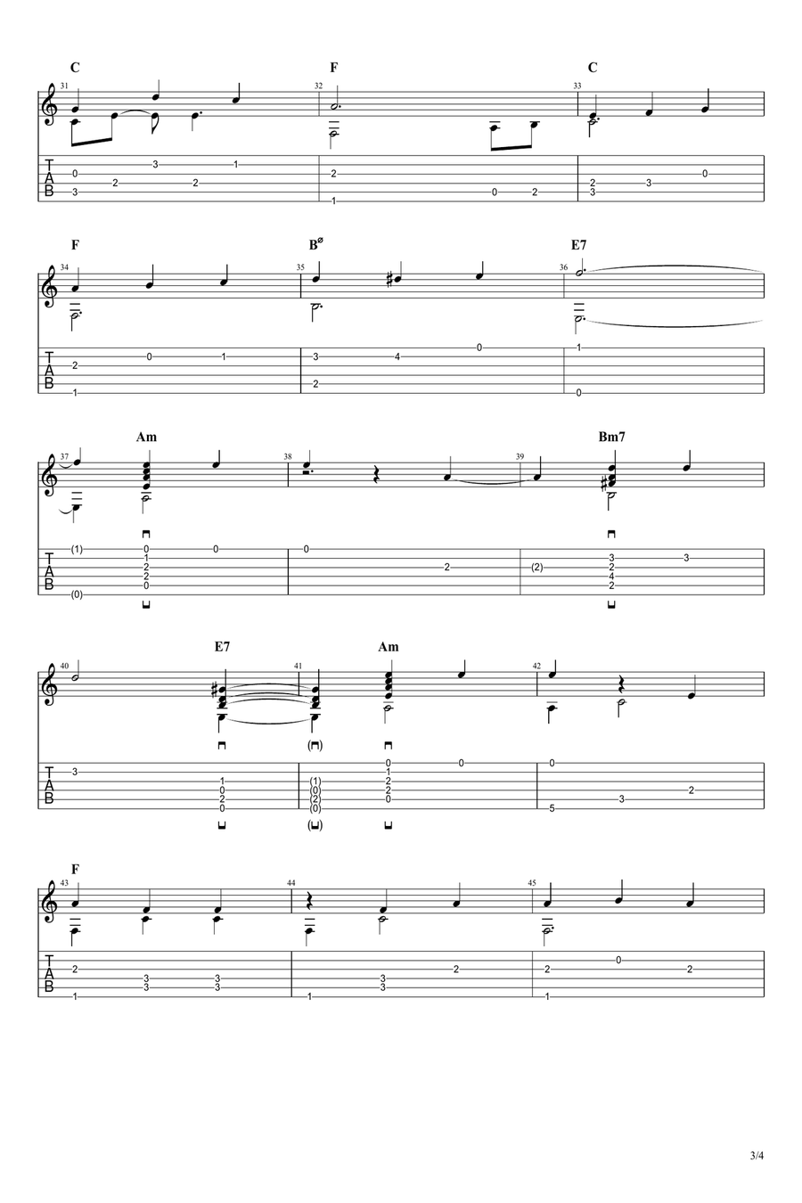 My Favorite Things My Favorite Things Guitar Solo scores gallery preview page 3