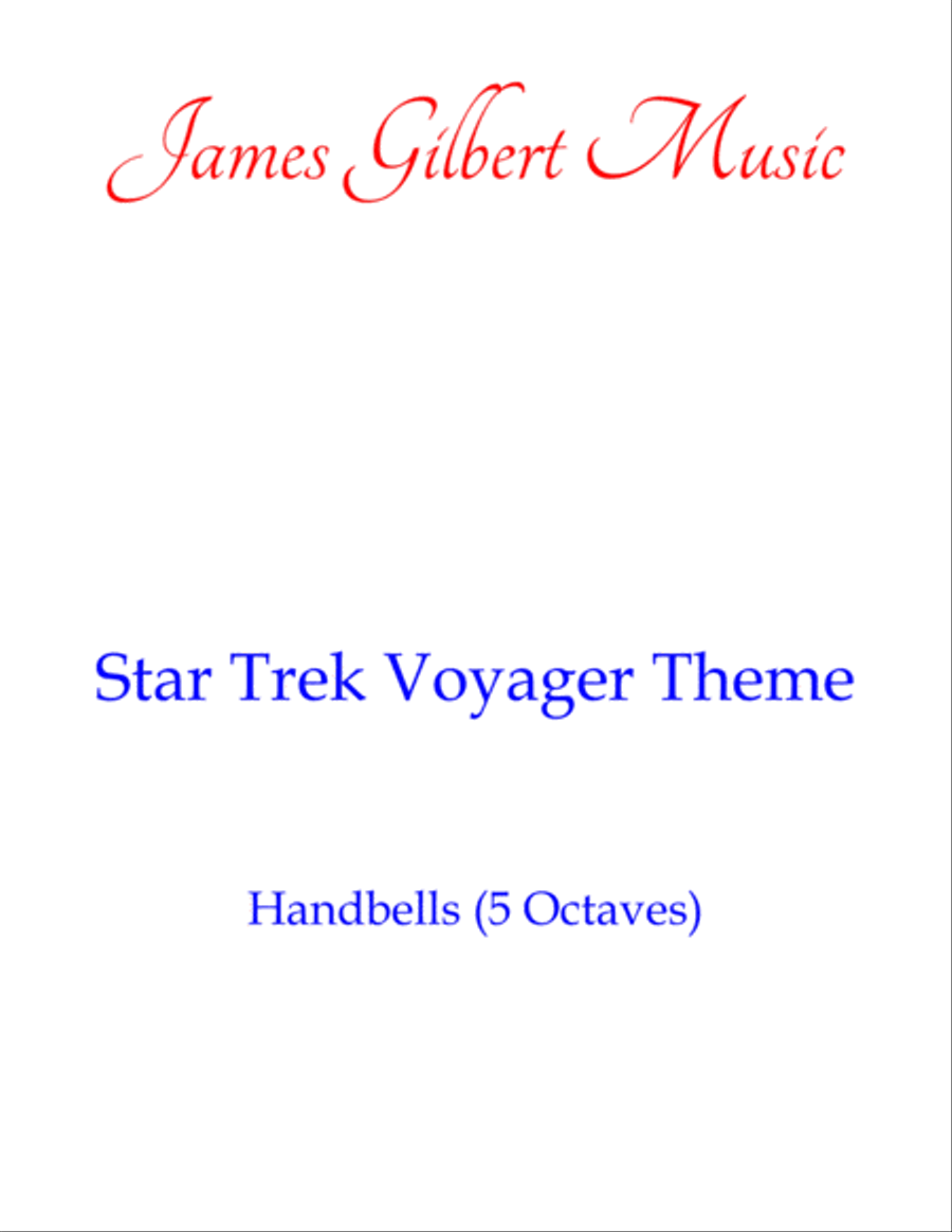 Star Trek - Voyager(r) Star Trek - Voyager(r) Handbell Choir scores gallery preview page 1
