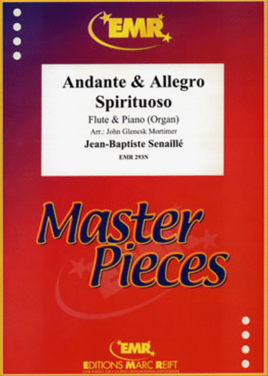 Andante & Allegro Spirituoso Flute Solo scores gallery preview page 1