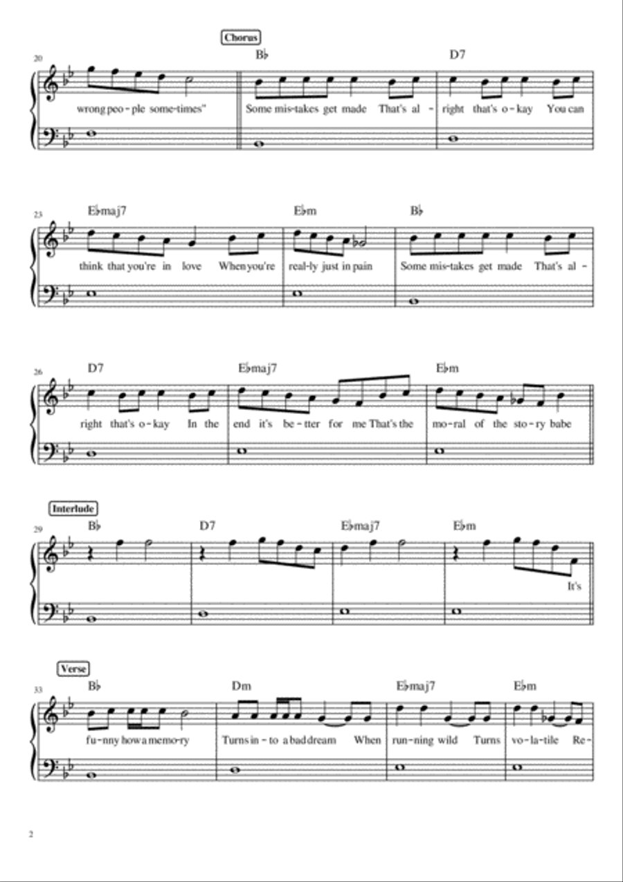 Moral Of The Story Voice scores gallery preview page 2