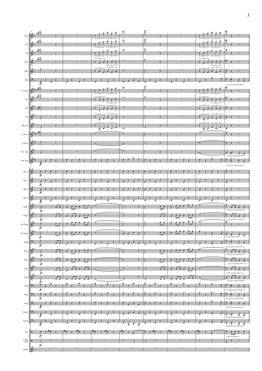 Kolozsvár March Concert Band scores gallery preview page 5
