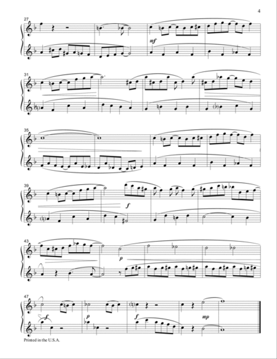 Ragtime Miniatures for Two Flutes - Set 1 Flute Duet scores gallery preview page 4