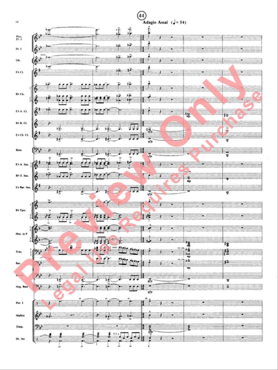 Superman Superman Concert Band scores gallery preview page 11