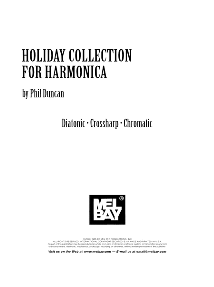Holiday Collection for Harmonica Harmonica scores gallery preview page 2