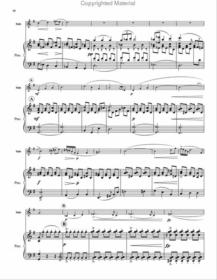 Arpeggione Sonata Euphonium scores gallery preview page 5