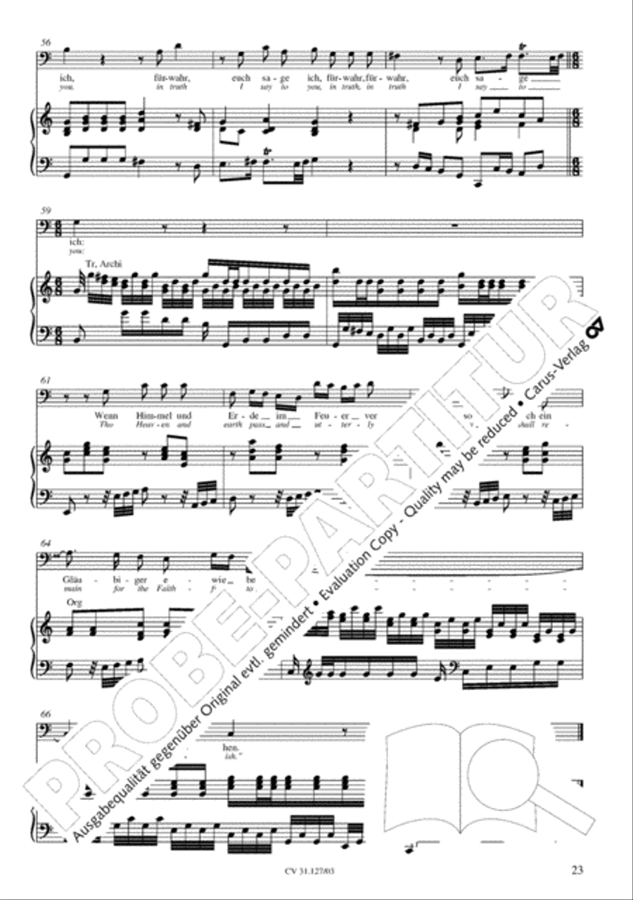 Thou who, a God, as man yet came (Herr Jesu Christ, wahr' Mensch und Gott) STB scores gallery preview page 28