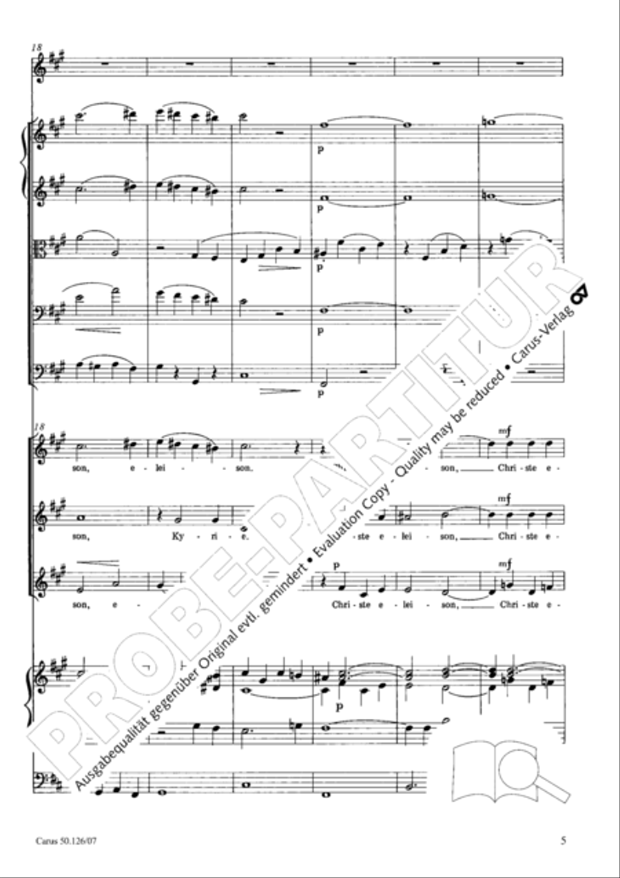 Mass in A major Mass in A major SSA scores gallery preview page 18
