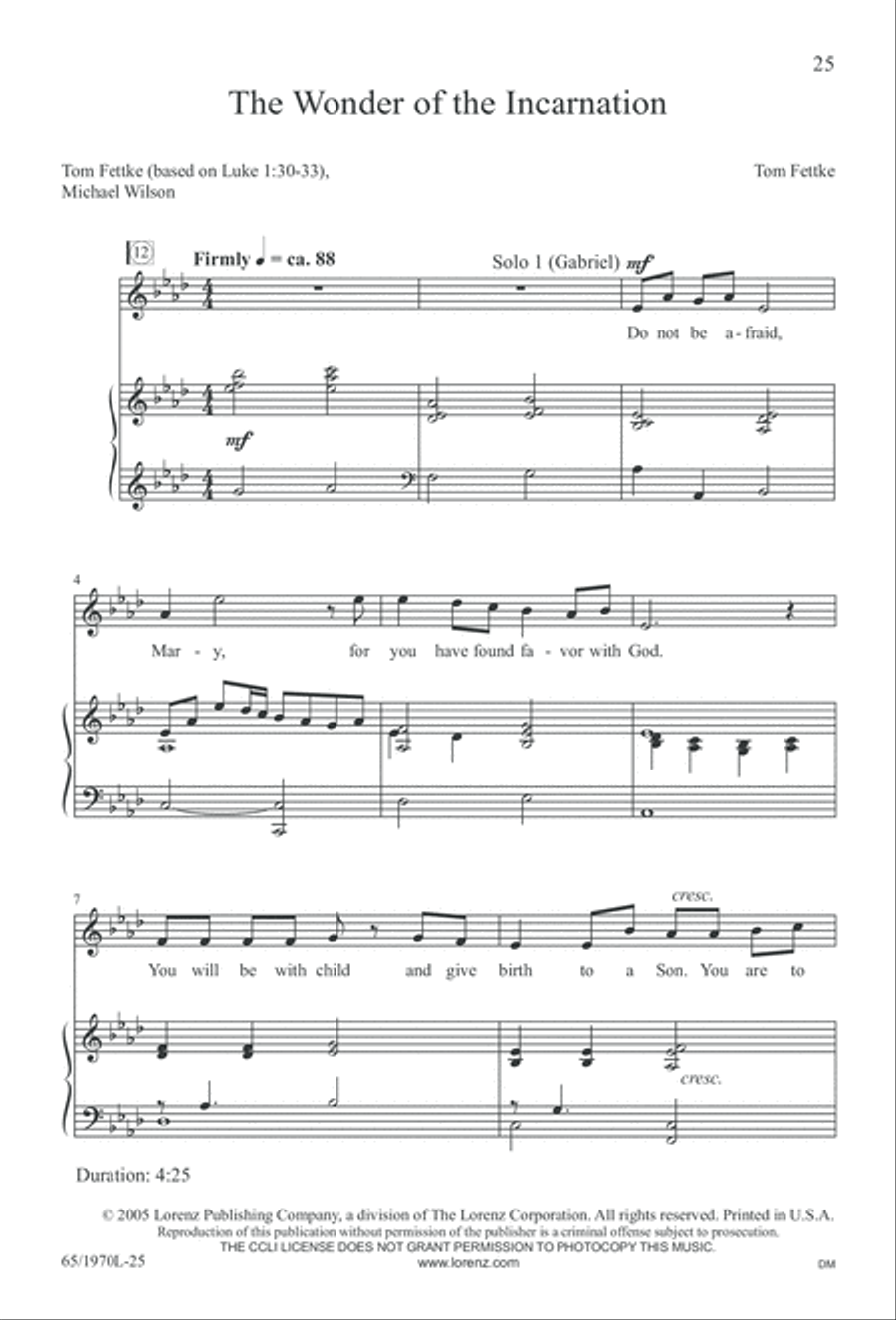 A Great and Mighty Wonder 4-Part scores gallery preview page 26