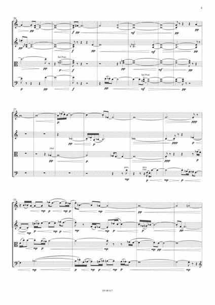Cuarteto de Cuerdas Nº4 "El Selk'nam" (String Quartet Nº4 - "The Selk'nam") Cello - Digital Sheet Music