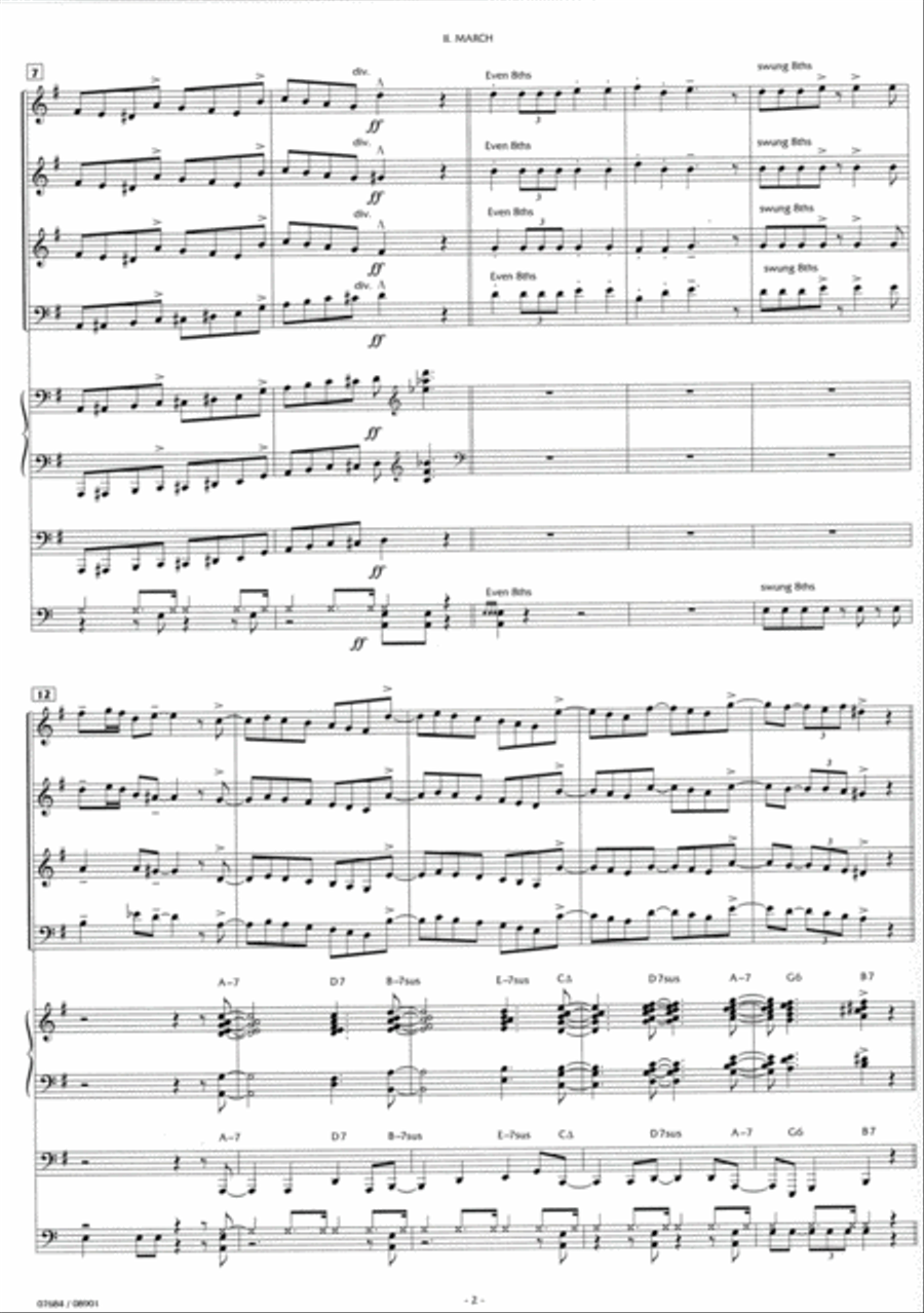 Nutcracker Suite, Part II -- March Small Ensemble scores gallery preview page 3