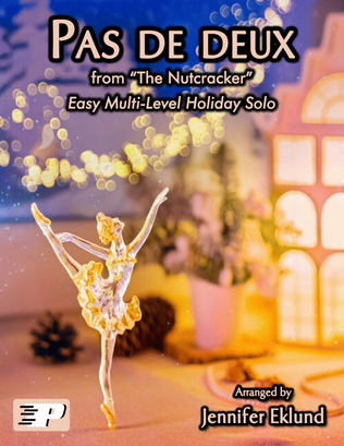 Book cover for Pas de deux (from "The Nutcracker) (Easy Multi-Level Solo Pack)