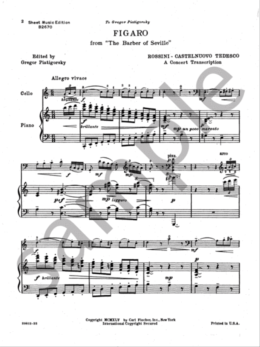 Figaro Piano scores gallery preview page 4