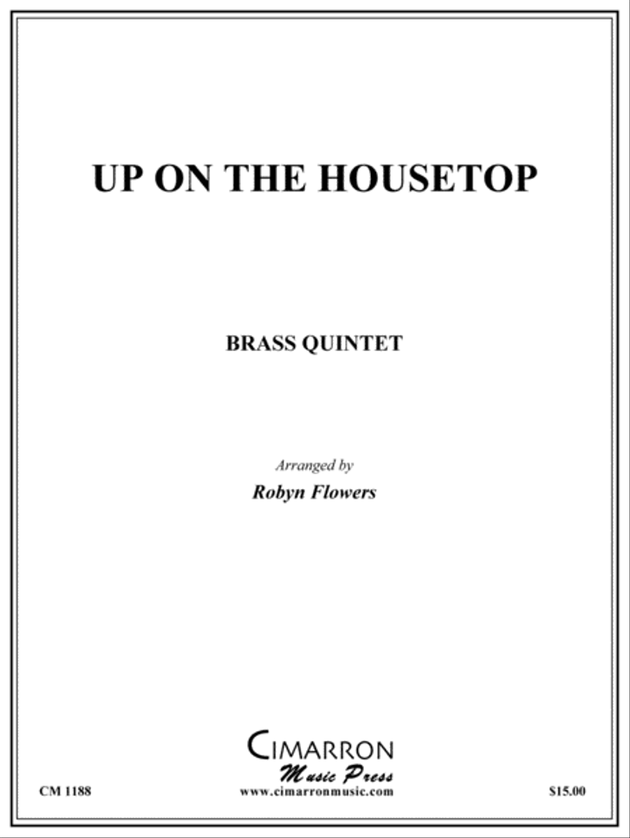 Up on the Housetop Brass Quintet scores gallery preview page 1