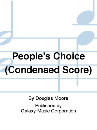 People's Choice (Condensed Score)