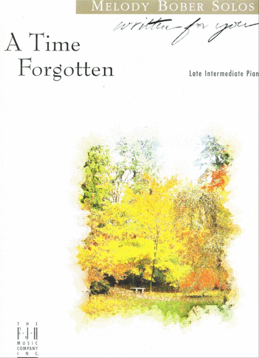 A Time Forgotten Piano Solo scores gallery preview page 1