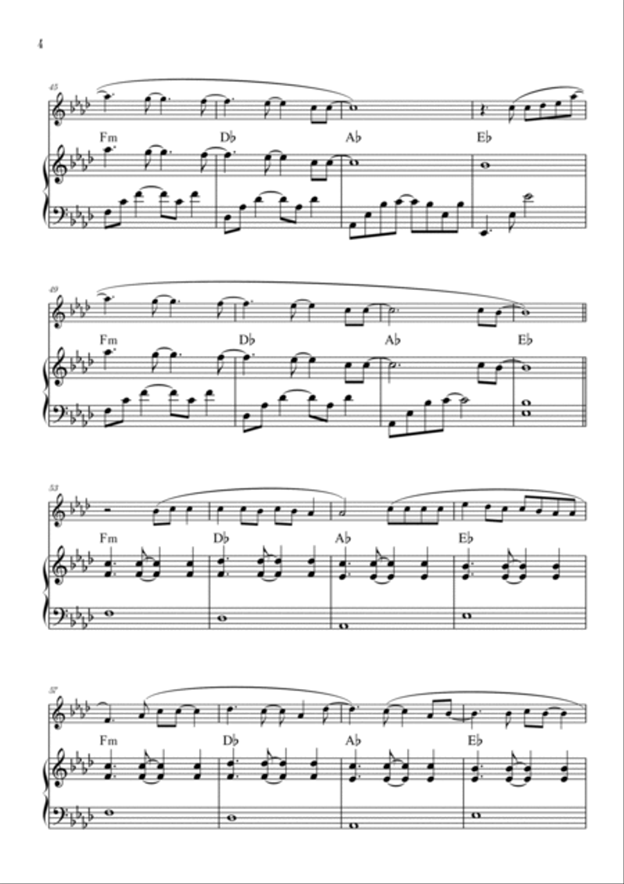 All Of Me Piano scores gallery preview page 4