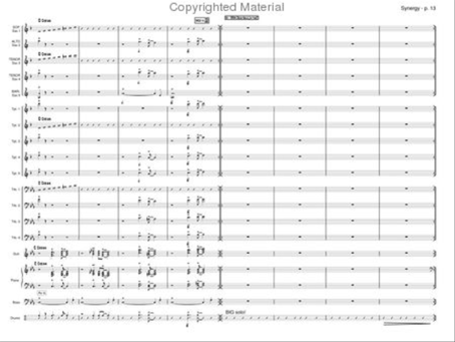 Synergy Jazz Ensemble scores gallery preview page 12
