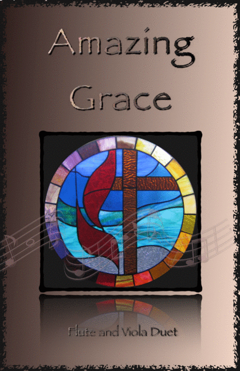 Amazing Grace, Gospel style for Flute and Viola Duet