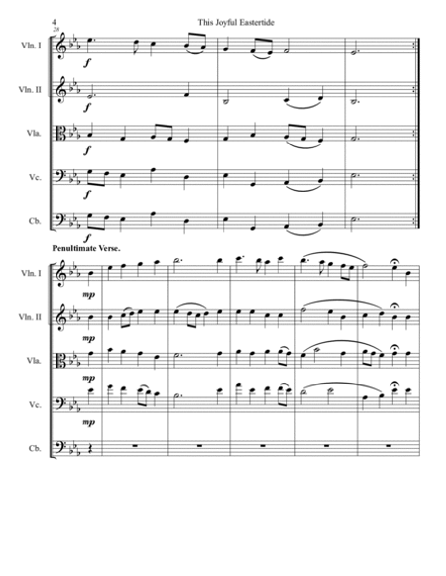 This Joyful Eastertide This Joyful Eastertide String Orchestra scores gallery preview page 6