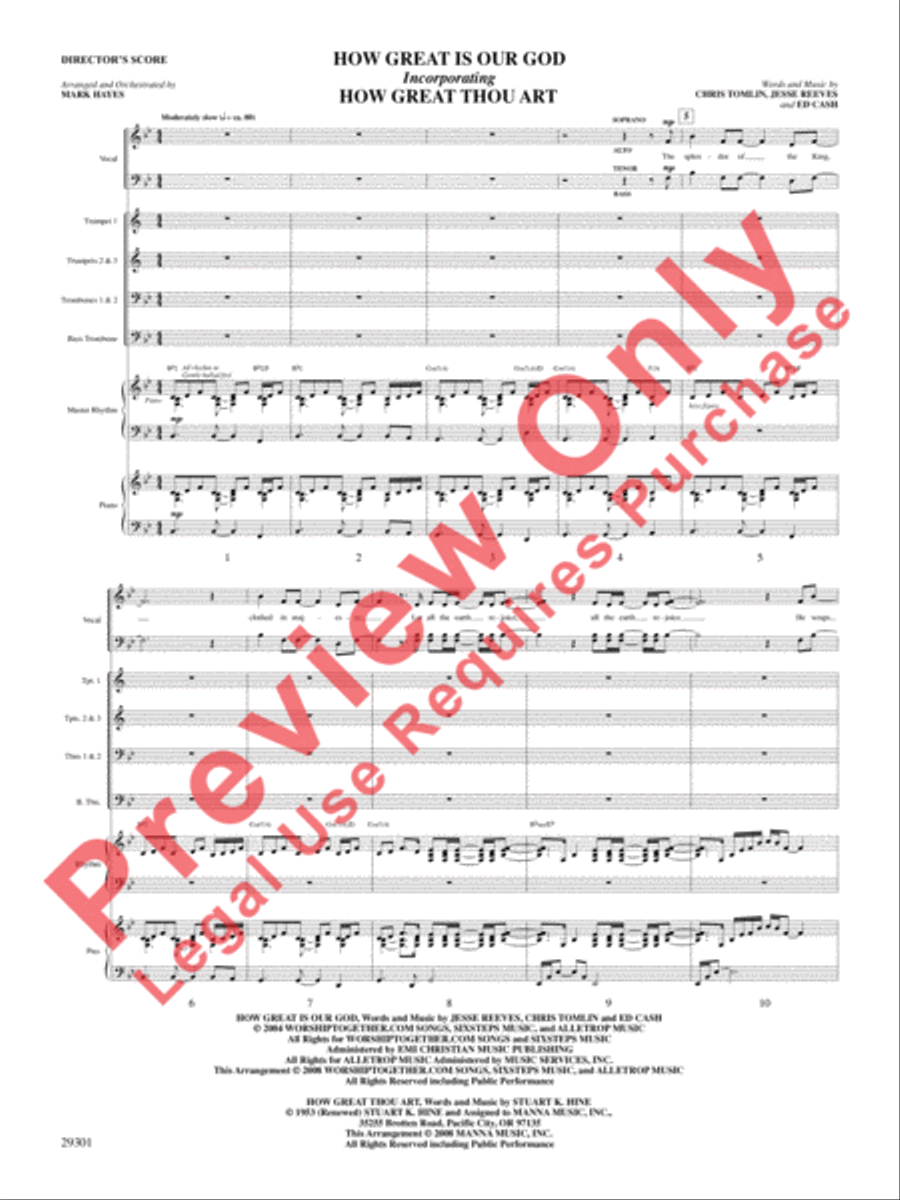 How Great Is Our God How Great Is Our God Choir scores gallery preview page 2