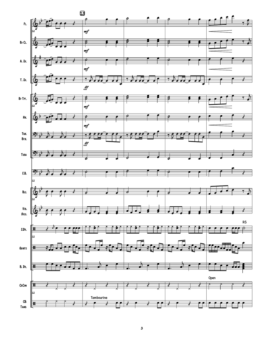 Butter Butter Marching Band scores gallery preview page 4