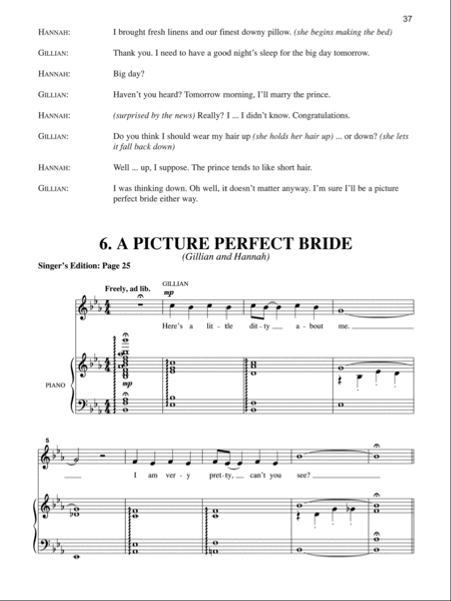 The Princess and the Pea - CD Preview Pak Choir scores gallery preview page 4