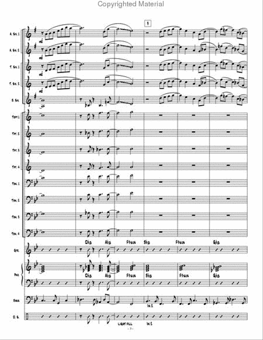 Ice is Nice Ice is Nice Jazz Ensemble scores gallery preview page 4