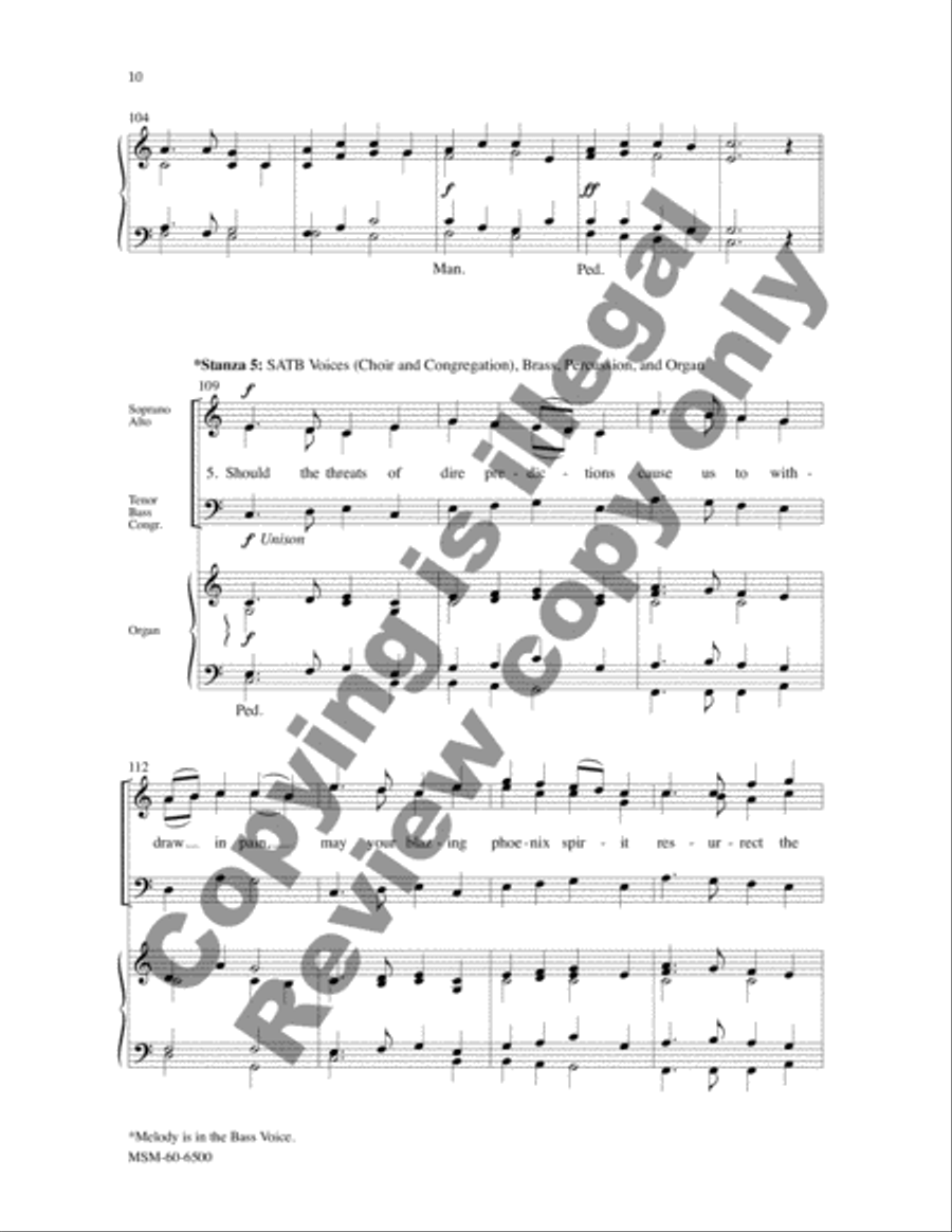 In the Midst of New Dimensions 4-Part scores gallery preview page 10