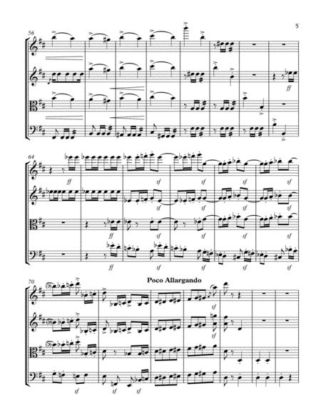 Pomp and Circumstance March No. 1 - FULL - for String Quartet image number null