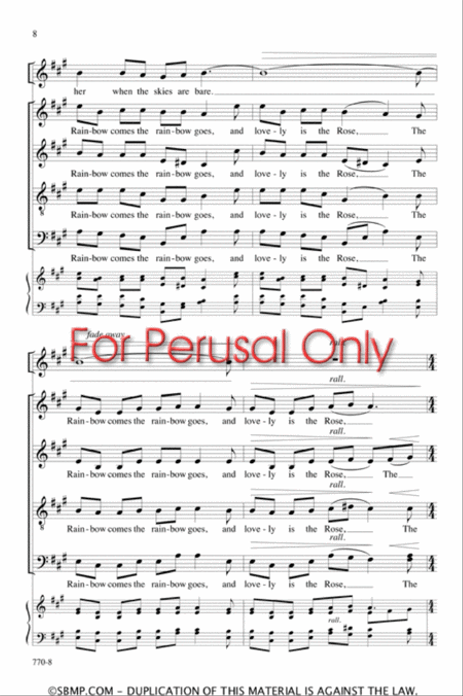 There was a time - SATB divisi Octavo Divisi scores gallery preview page 7