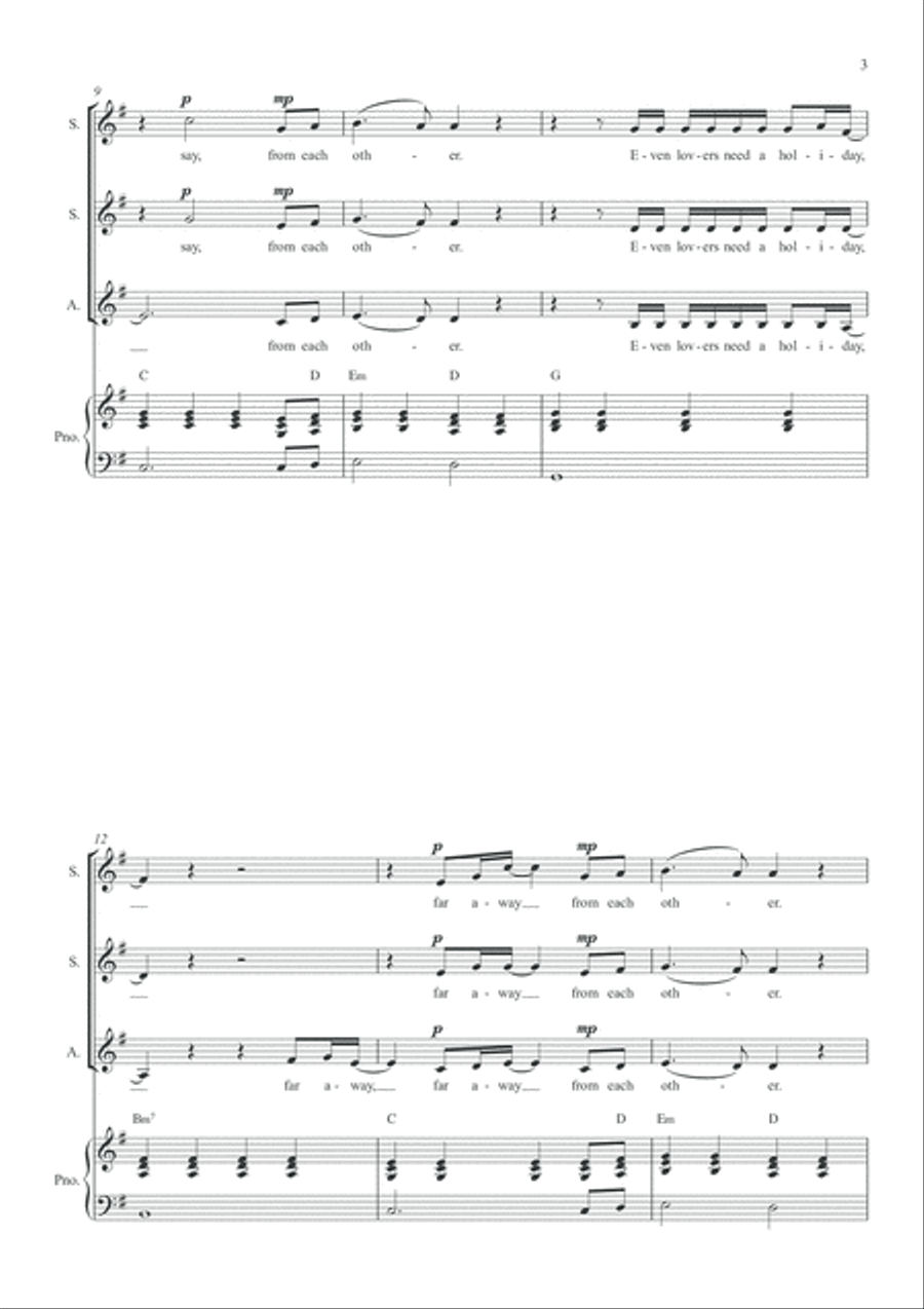 Hard To Say I'm Sorry SSA scores gallery preview page 3