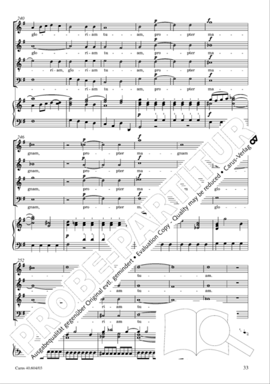 Grosse Mariazeller Messe in C 4-Part scores gallery preview page 42