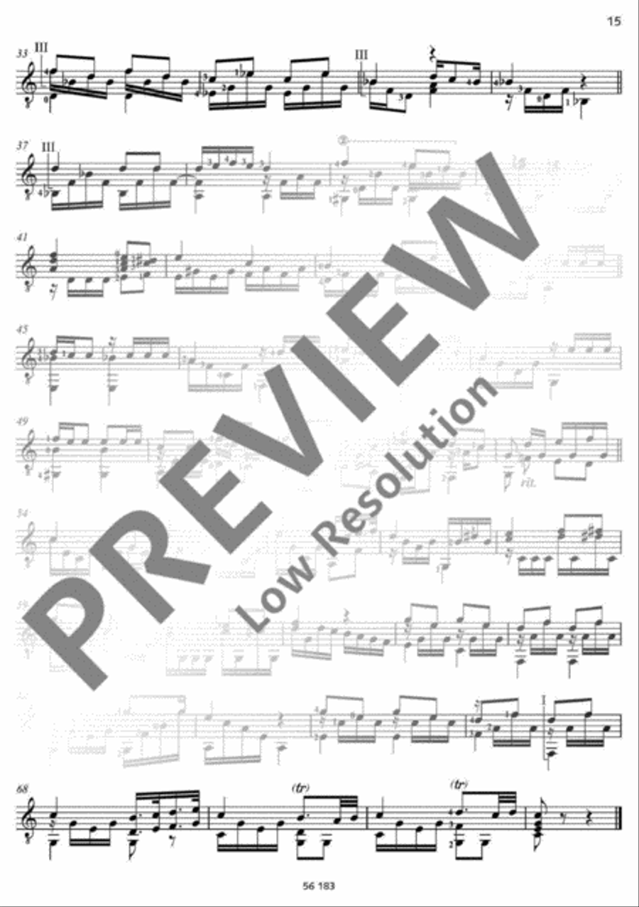 Mozart for Guitar Mozart for Guitar Classical Guitar scores gallery preview page 16