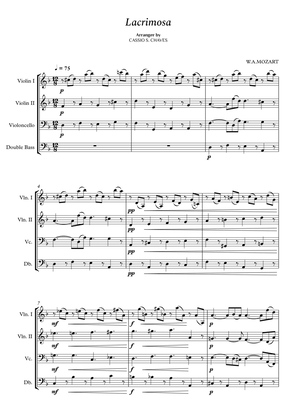 Mozart - Lacrimosa for String Quartet