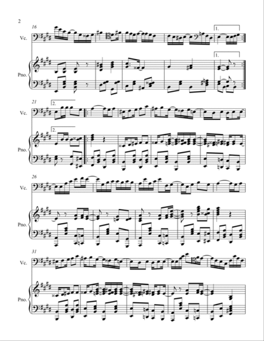 Weeping Willow Piano scores gallery preview page 2