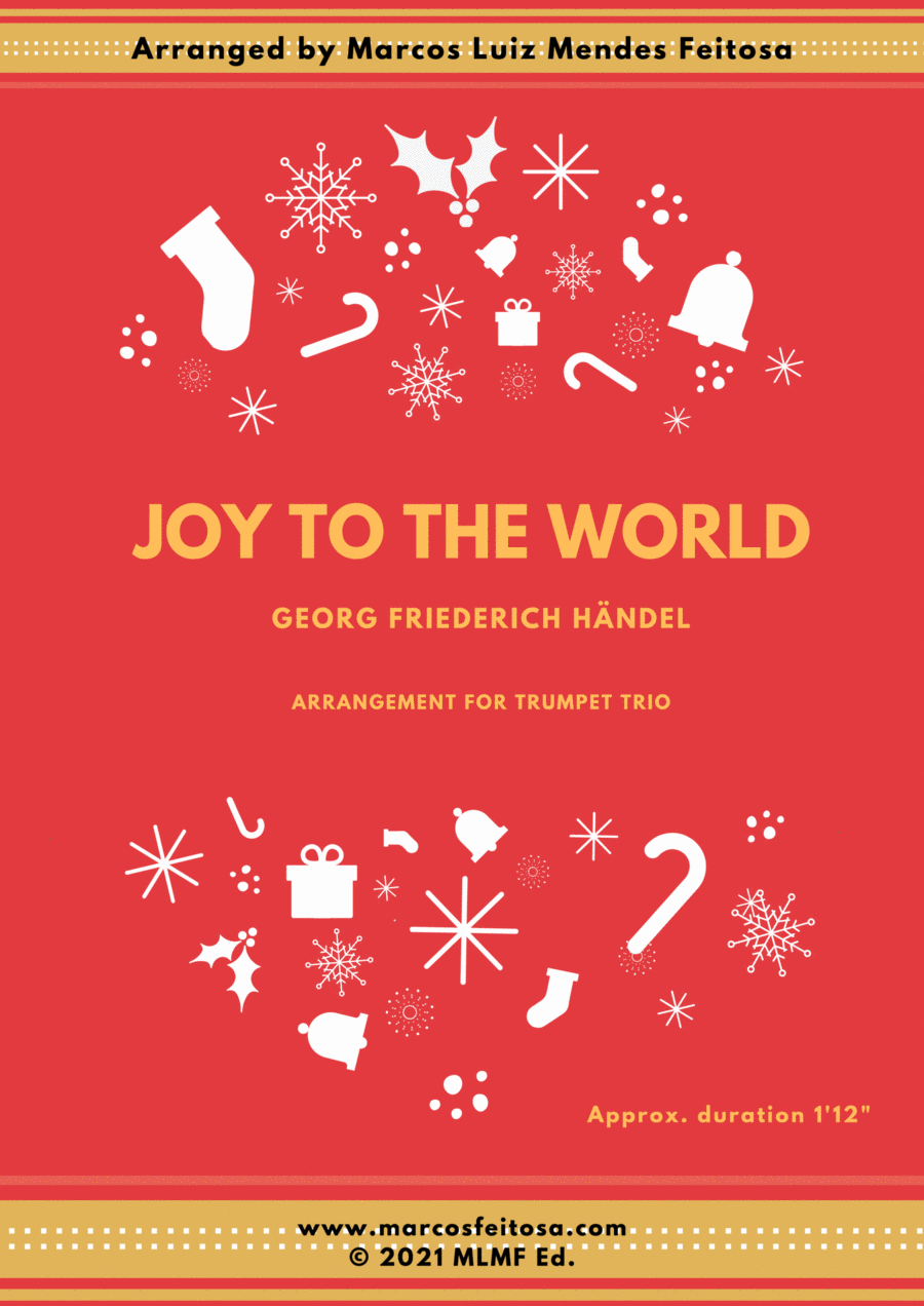 Joy To The World (Cantai Que o Salvador Chegou) - Trumpet Trio Trumpet Trio scores gallery preview page 1