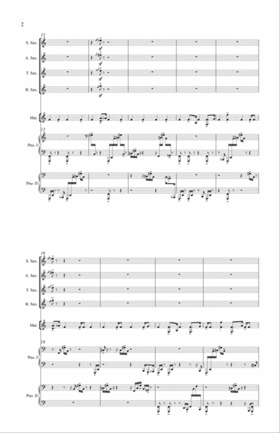 [McKinley] Four Grooves Small Ensemble scores gallery preview page 6