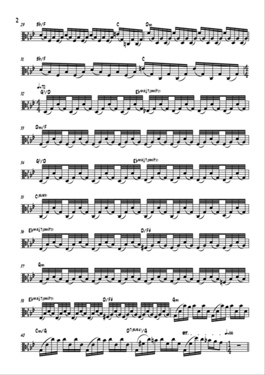 The path of the stork Viola Solo scores gallery preview page 2