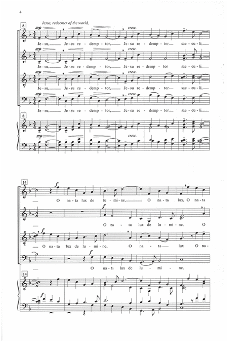 O nata lux O nata lux Divisi scores gallery preview page 3