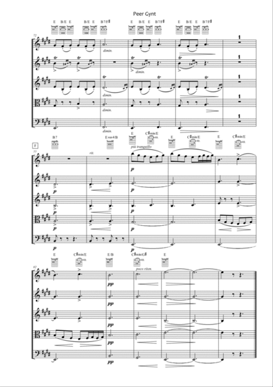 Peer Gynt School and Community scores gallery preview page 6