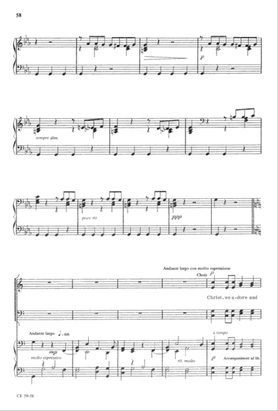 The Seven Last Words of Christ 4-Part scores gallery preview page 60