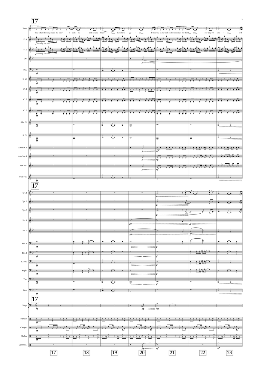 How Far I'll Go Concert Band scores gallery preview page 3