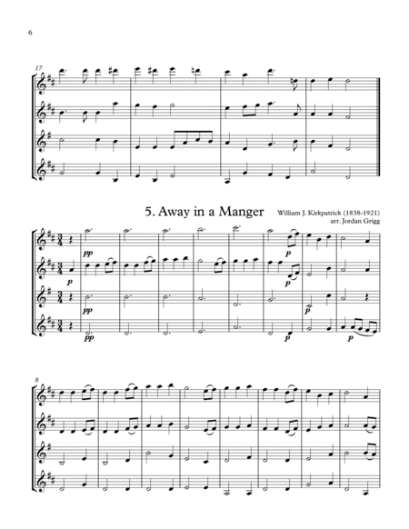 14 Christmas Carols (arranged for Sax Quartet AATB) image number null