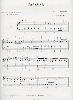 Canzona (maitres Classiques No.18) (organ)