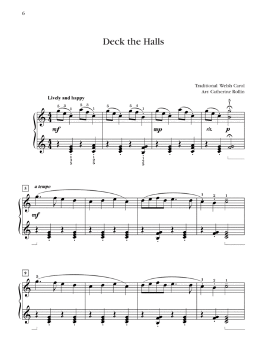 Christmas Treats & Treasures, 1-3 (Value Pack) Easy Piano scores gallery preview page 11